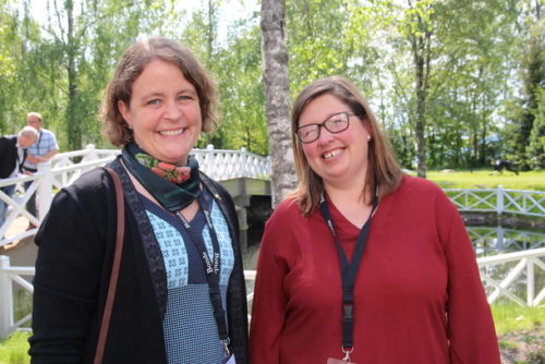 Elisabeth Gjems Og Kristina Hegge. Foto